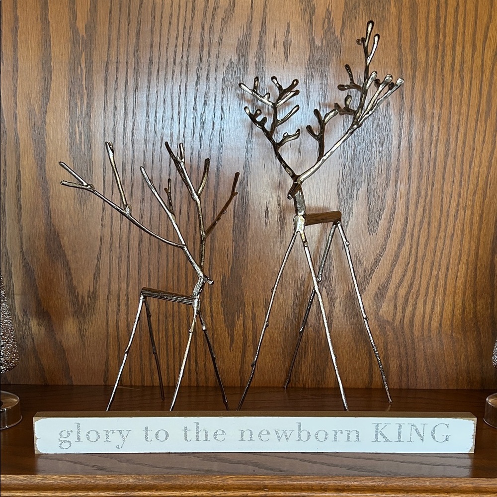 Pottery Barn Silver Stick Reindeer - Picture 8 of 8